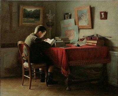 The Studious schoolboy by Guillaume Larrue